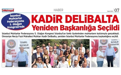 İSTANBUL MUHTARLAR FEDERASYONU 5. OLAĞAN KONGRESİ