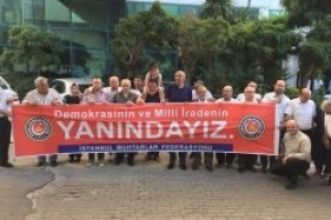 İSTANBUL MUHTARLAR FEDERASYONU TÜM İSTANBUL MUHTARLARIMIZLA BİRLİKTE TAKSİM MEYDANINDA AÇIKLAMA YAYINLADI.